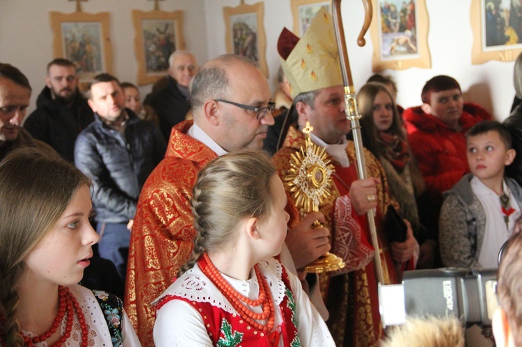 Uroczystość w kaplicy na Jamnem