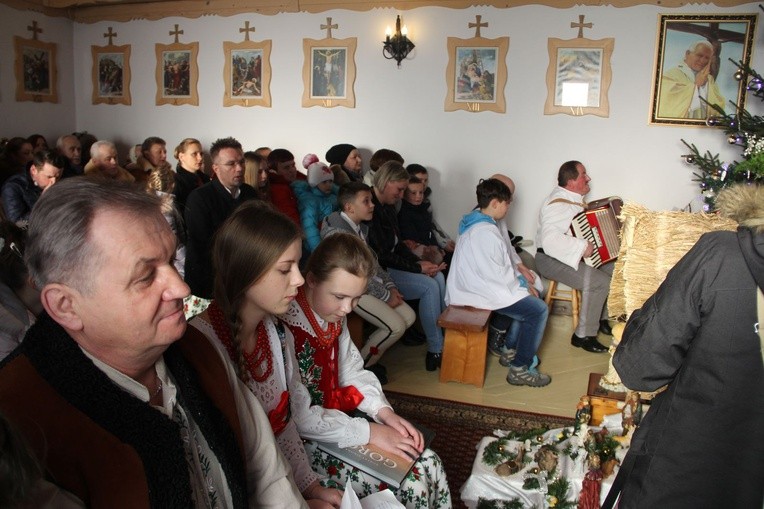 Uroczystość w kaplicy na Jamnem