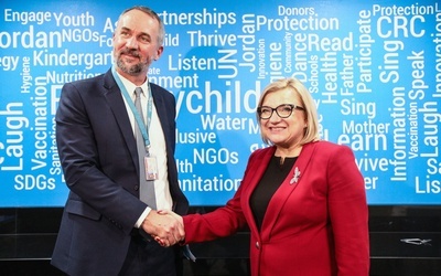 Min. Kempa spotkała się z przedstawicielami UNICEF i władz Jordanii