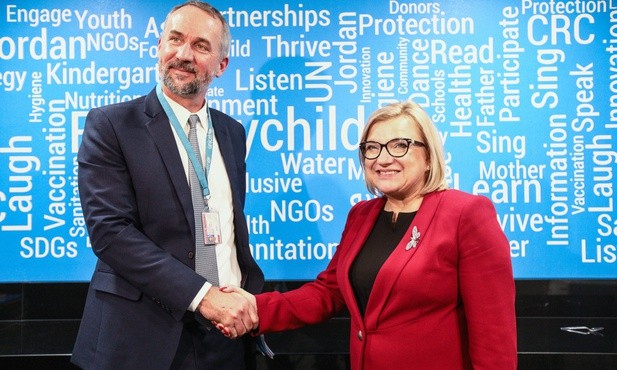Min. Kempa spotkała się z przedstawicielami UNICEF i władz Jordanii