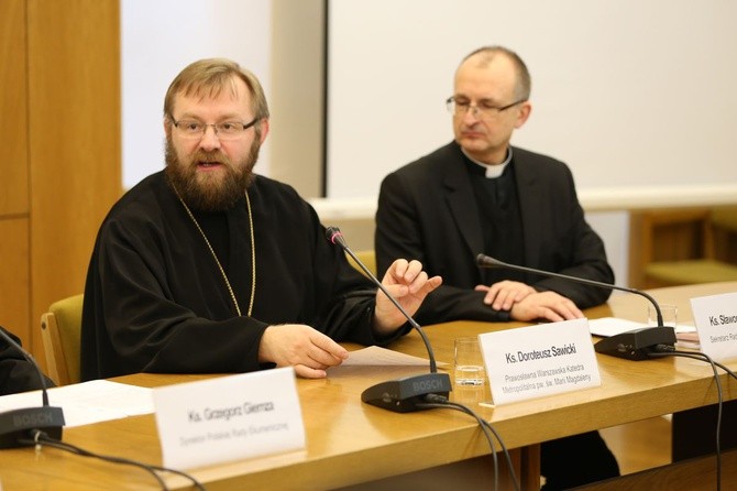 Konferencja prasowa przed Tygodniem Ekumenicznym. 