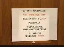 Zwolniony za kartkę o PiS