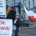 Obrońcy życia pikietowali na placu Chrobrego w Bielsku-Białej