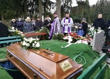 Obrzędowi pogrzebowemu przewodniczył ks. Mariusz Kubik