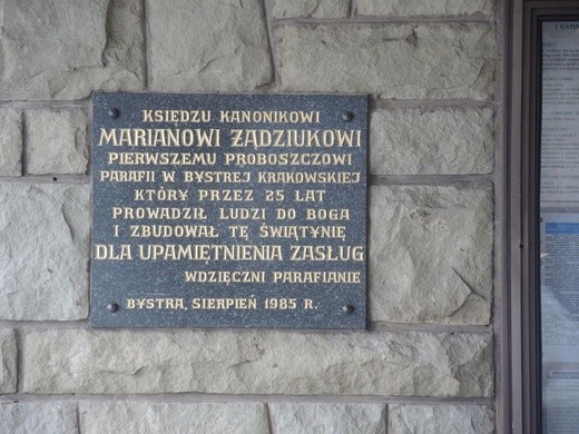W parafii Najdroższej Krwi Pana Jezusa w Bystrej Krakowskiej
