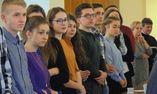 Papiescy stypendyści z całej diecezji spotkali się w Bielsku-Białej na swoim Opłatku