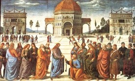 Perugino, Przekazanie kluczy św. Piotrowi