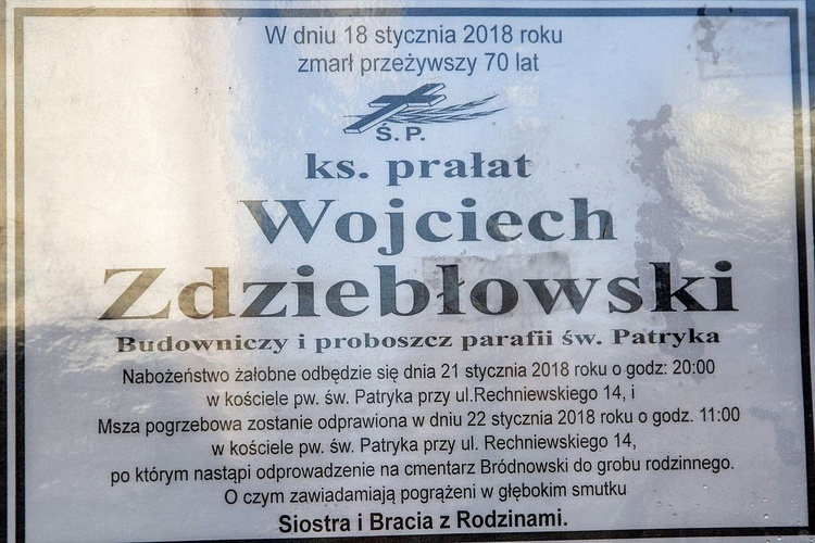 Pogrzeb ks. Wojciecha Zdziebłowskiego