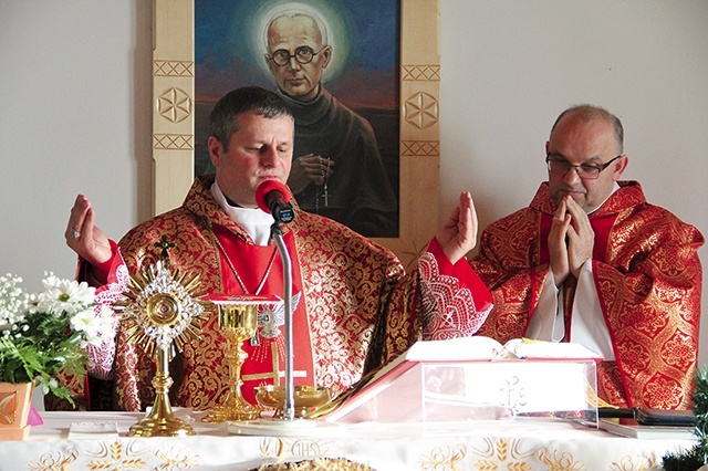 Uroczystości w kaplicy.