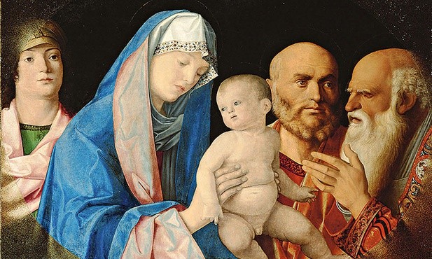 Giovanni Bellini
Ofiarowanie Jezusa w świątyni
olej na desce, 1490–1500
Kunsthistorisches Museum, Wiedeń