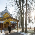 Cerkiew Wniebowstąpienia Pańskiego w Gładyszowie stawiali cieśle z Huculszczyzny.