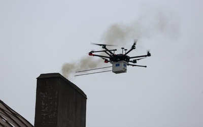 Katowice. Drony w walce ze smogiem