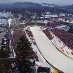 Kibicowanie pod Wielką Krokwią