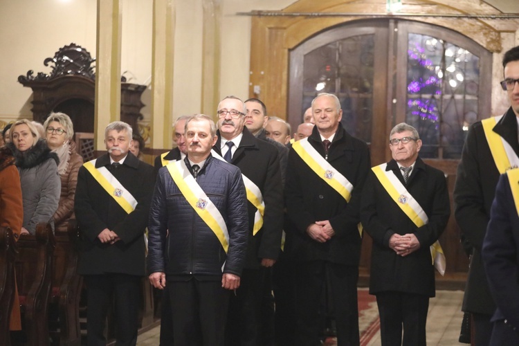 Poświęcenie sztandaru Rycerzy Kolumba w Gilowicach