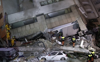 Tajwan: Wzrasta liczba rannych w trzęsieniu ziemi