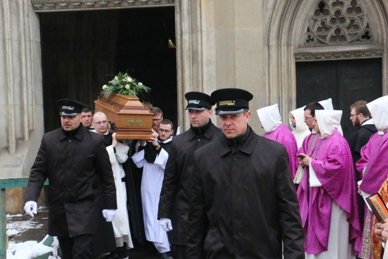 Pogrzeb o. Reginalda Wiśniowskiego - najstarszego dominikanina polskiego