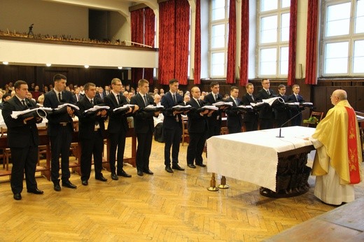 Obłóczyny w Wyższym Śląskim Seminarium Duchownym