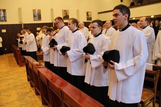Obłóczyny w Wyższym Śląskim Seminarium Duchownym