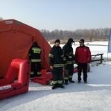 Pokaz ratownictwa lodowego w Siemianowicach 