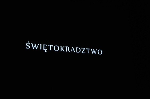 Zamknięty pokaz filmu "Świętokradztwo"