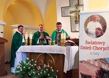 Modlitwie w szpitalnej kaplicy BCO przewodniczył  bp Roman Pindel.