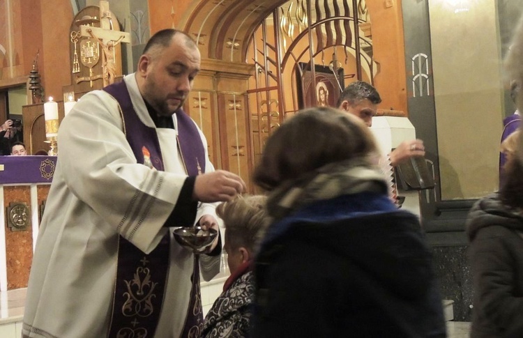 Środa Popielcowa w katedrze św. Mikołaja w Bielsku-Białej