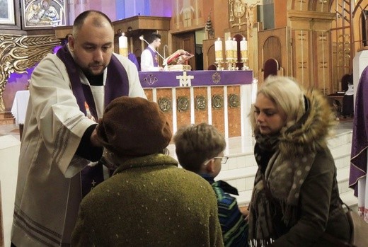 Środa Popielcowa w katedrze św. Mikołaja w Bielsku-Białej