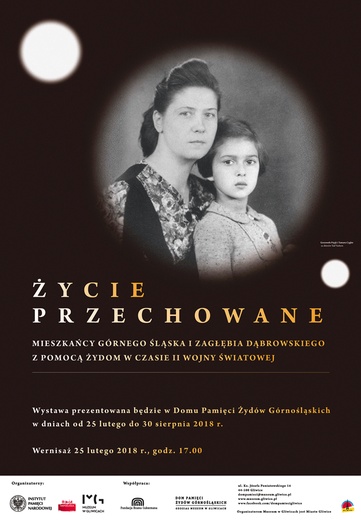 Na plakacie – Polka Genowefa Pająk z Tamarą Cygler, którą ocaliła. 