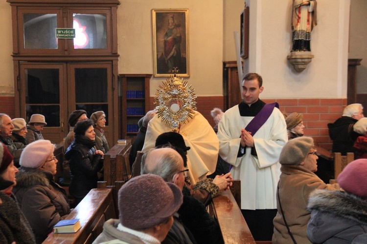 Nabożeństwo dla chorych w Koźlu