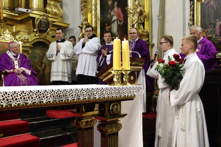 Udzielenie posługi akolitatu i lektoratu klerykom WSD w Krakowie 2018