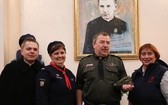 Instalacja obrazu błogosławionego druha "Wicka"