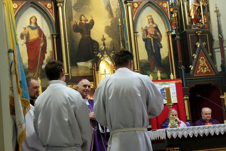 Podziękowanie bp. Andrzejowi Iwaneckiemu 