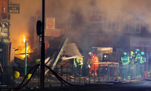 Wielka Brytania: Ranni po wybuchu w budynku z polskim sklepem