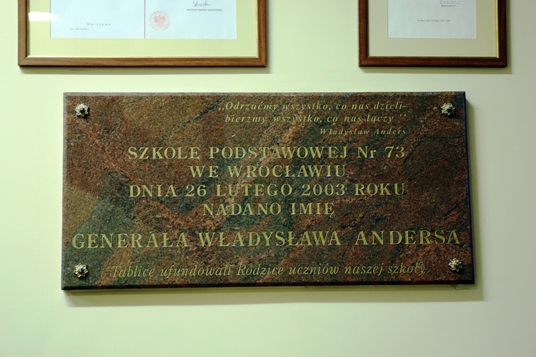 Córka gen. Andersa we Wrocławiu