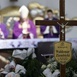46-letniego kapłana pożegnano w kościele parafialnym pw. Podwyższenia Krzyża Świętego w Wałbrzychu.