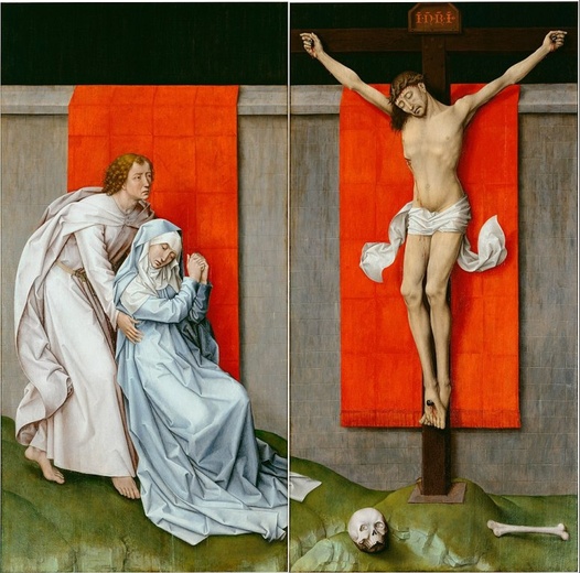 Rogier van den Wayden, Chrystus z Maryją i św. Janem