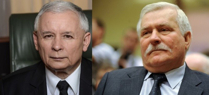 Kaczyński kontra Wałęsa