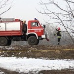 Akcja służb w rejonie stopnia Dąbie