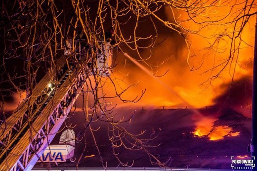 Pożar uzdrowiska w Szczawnie-Zdroju