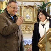 Ewa i Ireneusz Rogalowie z Gdańska-Oliwy gościli w Hałcnowie