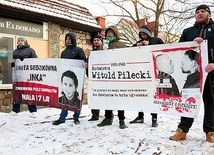 ▲	Malborski marsz przeszedł od skweru Żołnierzy Wyklętych do ronda Danuty Siedzikówny ps. „Inka”.