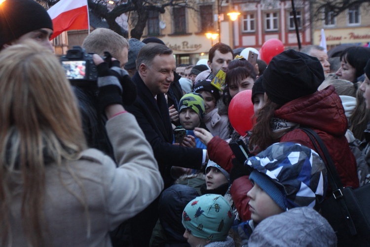 Andrzej Duda w Kamiennej Górze