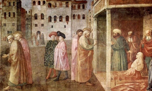 Tommasso Masolino, Wskrzeszenie Tabity
