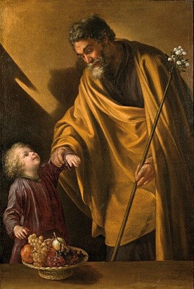 Sebastián MartínezŚw. Józef z małym Jezusem olej na płótnie, ok. 1650Muzeum Prado, Madryt