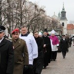 Pogrzeb abp S. Galla w katedrze polowej