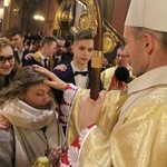 Bierzmowanie w kościele św. Kazimierza w Nowym Sączu