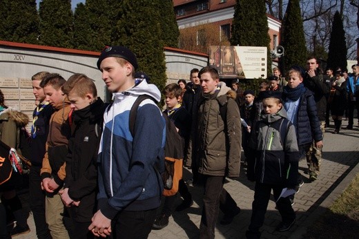 Skauci Europy na drodze krzyżowej i w sanktuarium św. Jana Pawła II