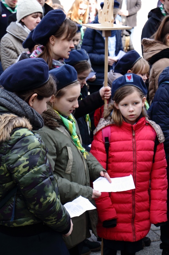 Skauci Europy na drodze krzyżowej i w sanktuarium św. Jana Pawła II