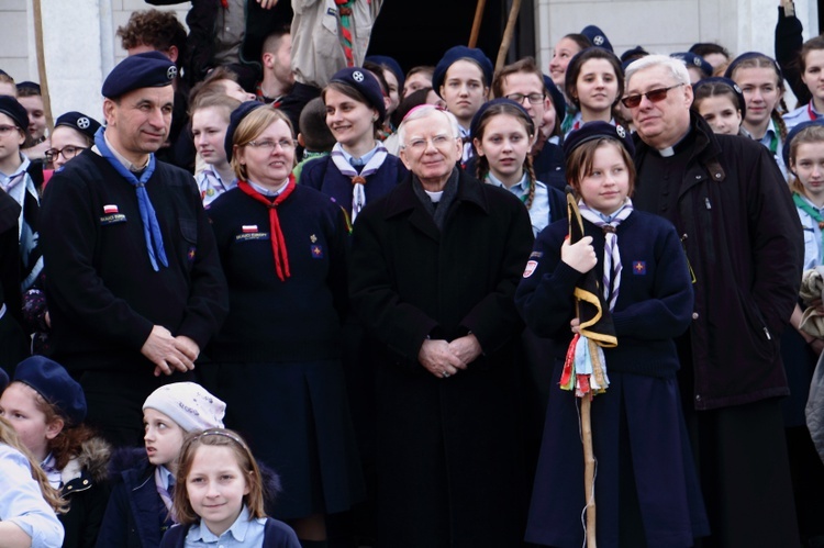 Skauci Europy na drodze krzyżowej i w sanktuarium św. Jana Pawła II