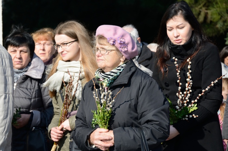 Opole-Szczepanowice: Procesja w Niedzielę Palmową